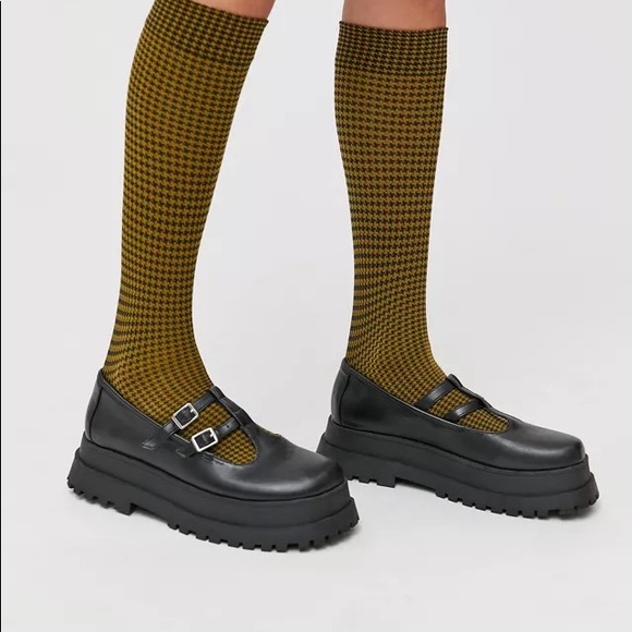 Urban Outfitters,  Platform Double-Strap Treaded Chunky platform shoes - Picture 2 of 6